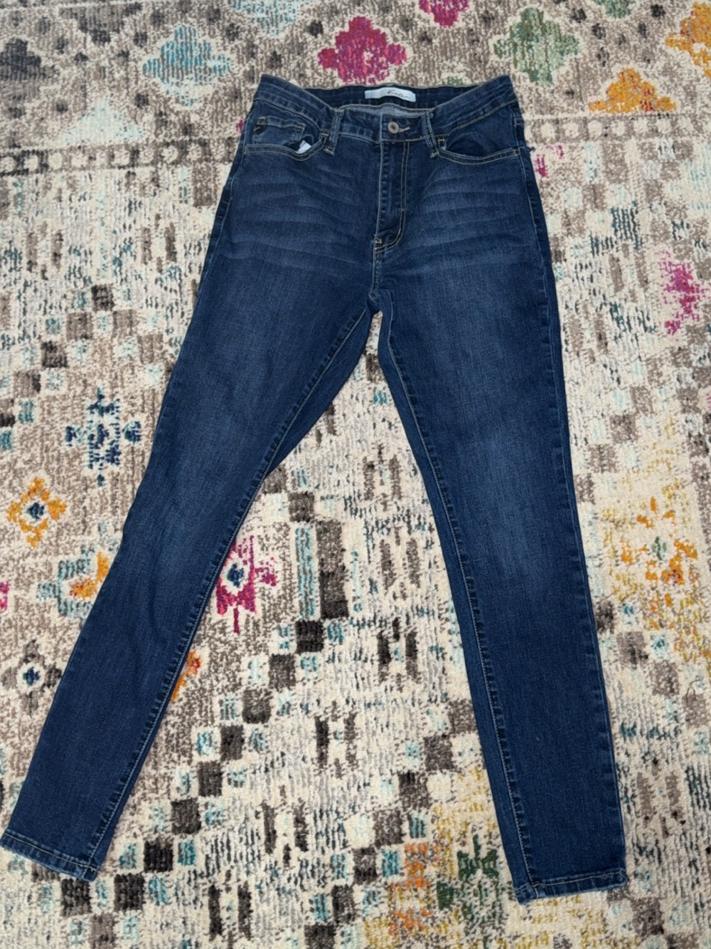 Dark Blue Women's Skinny Kancan Jeans